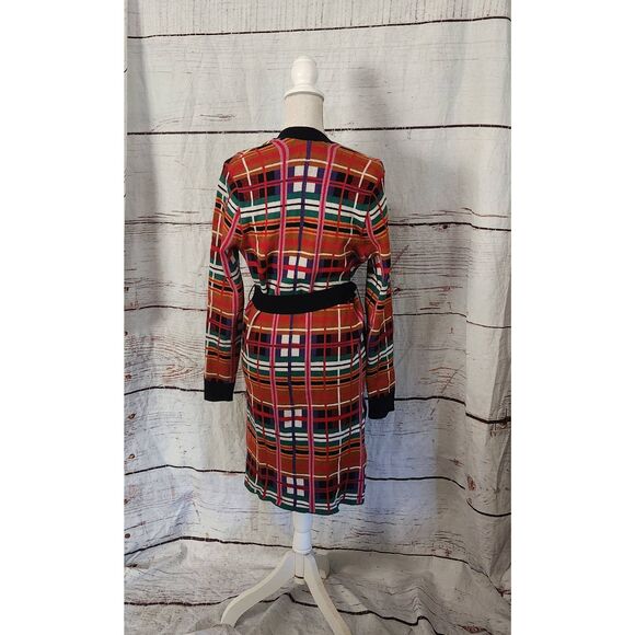 Anthropologie Moth Williston Plaid Cardigan Size Small - Picture 4 of 8
